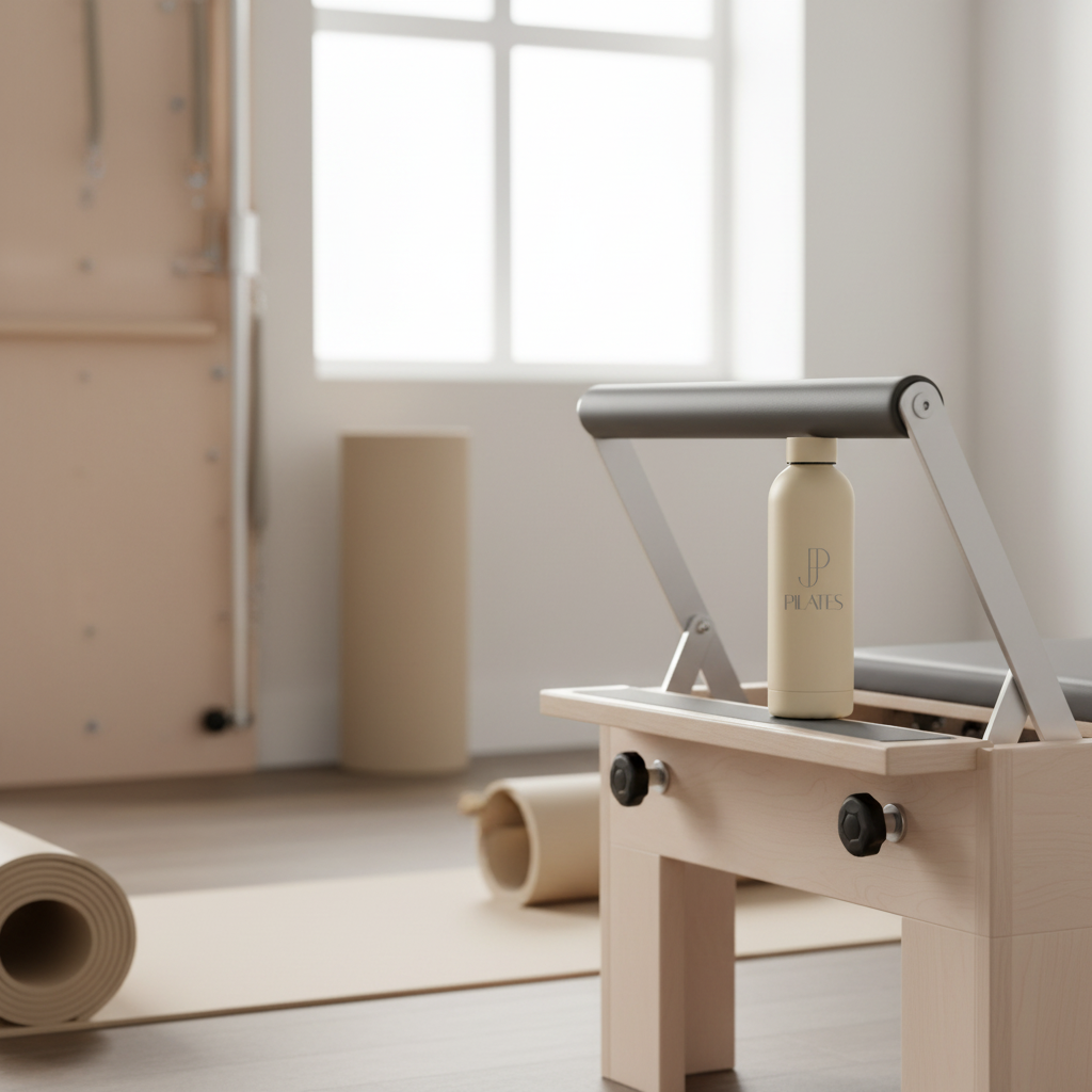 JP Pilates Trinkflasche im Pilates Studio